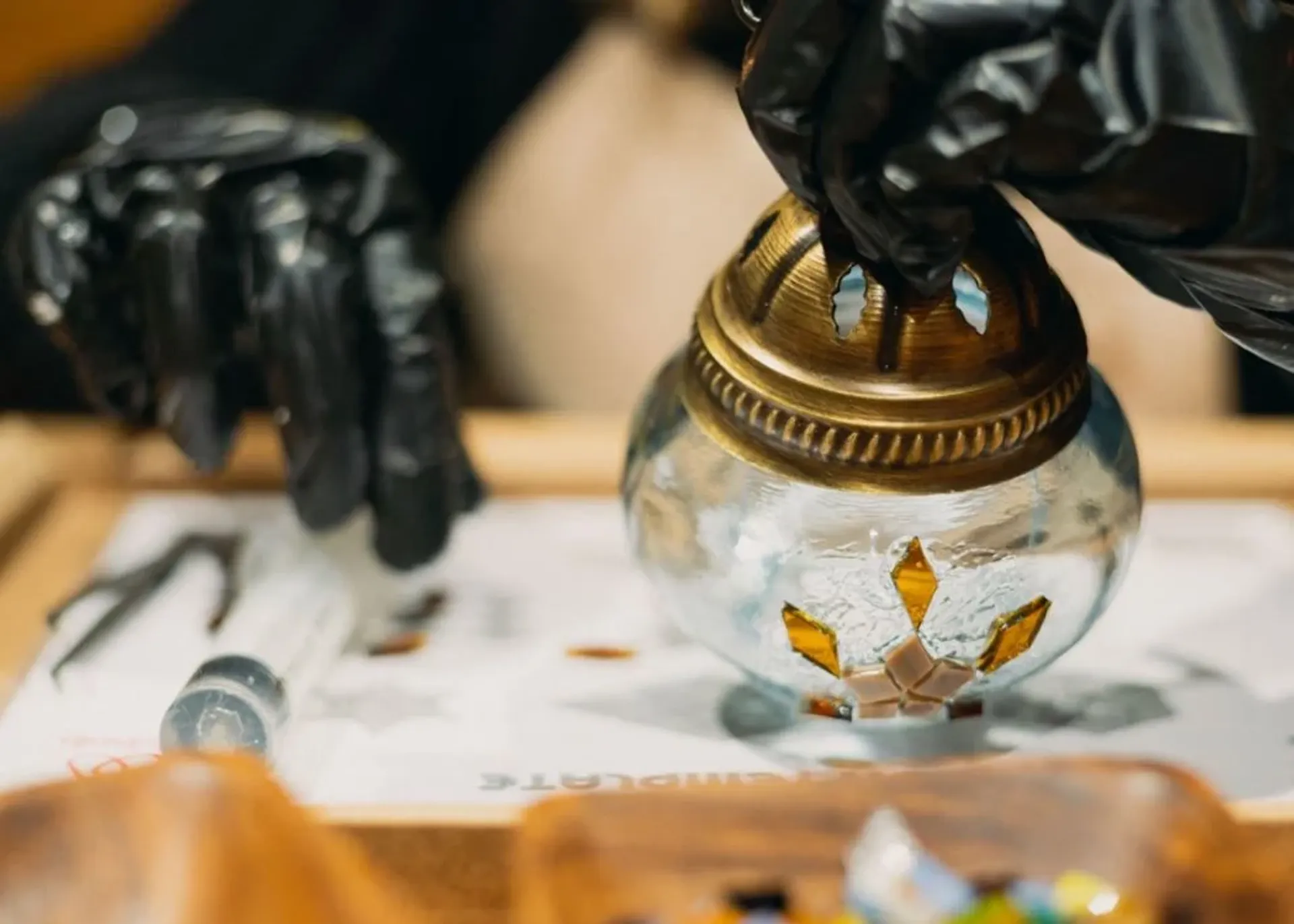 Traditional Turkish Mosaic Lamp Workshop