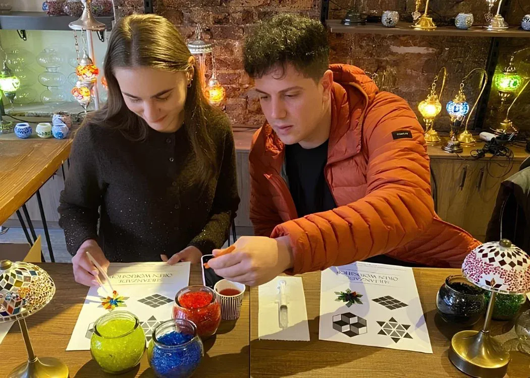 Traditional Turkish Mosaic Lamp Workshop