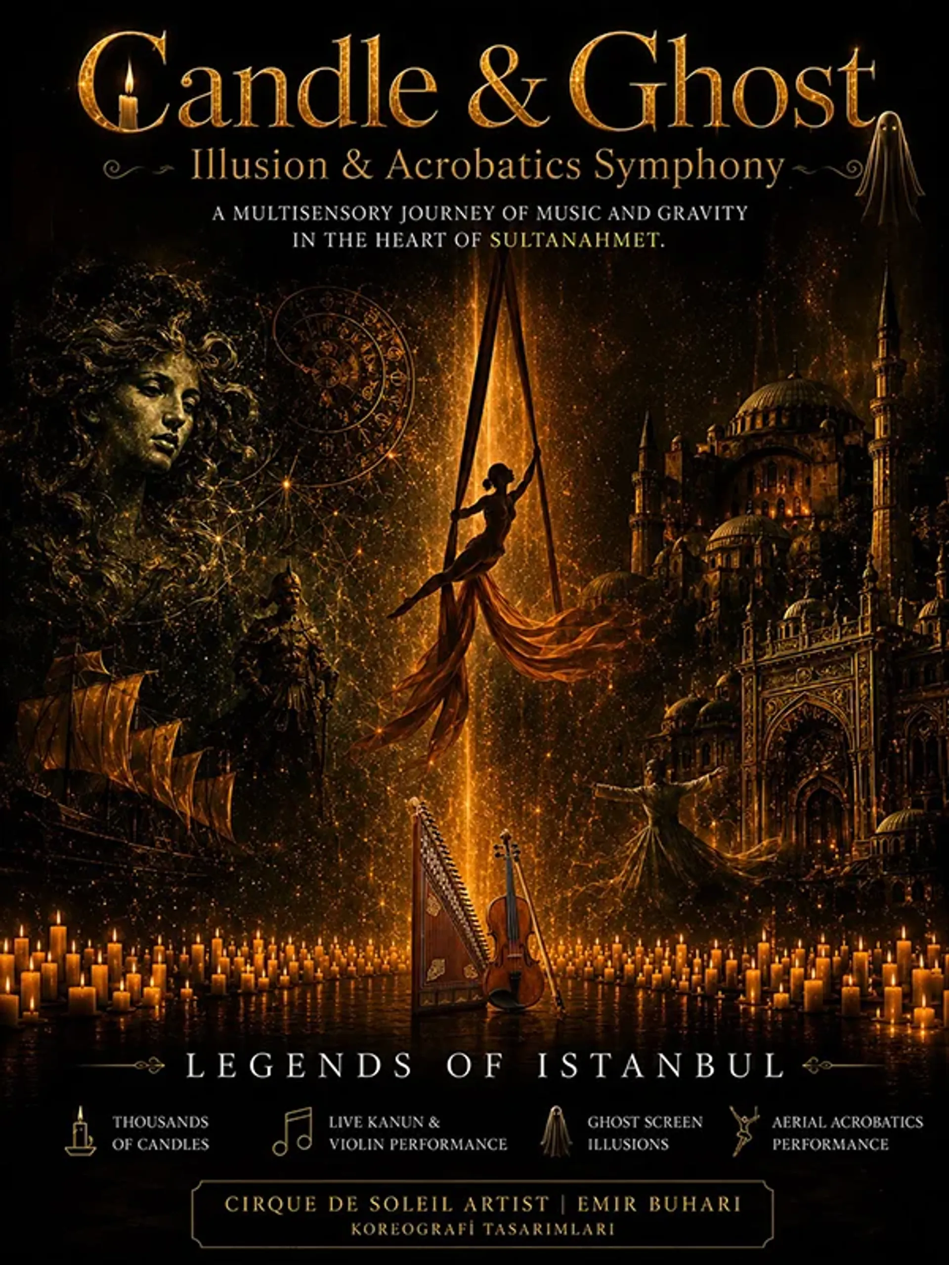 Candle & Ghost: Illusion & Acrobatics Symphony Show
