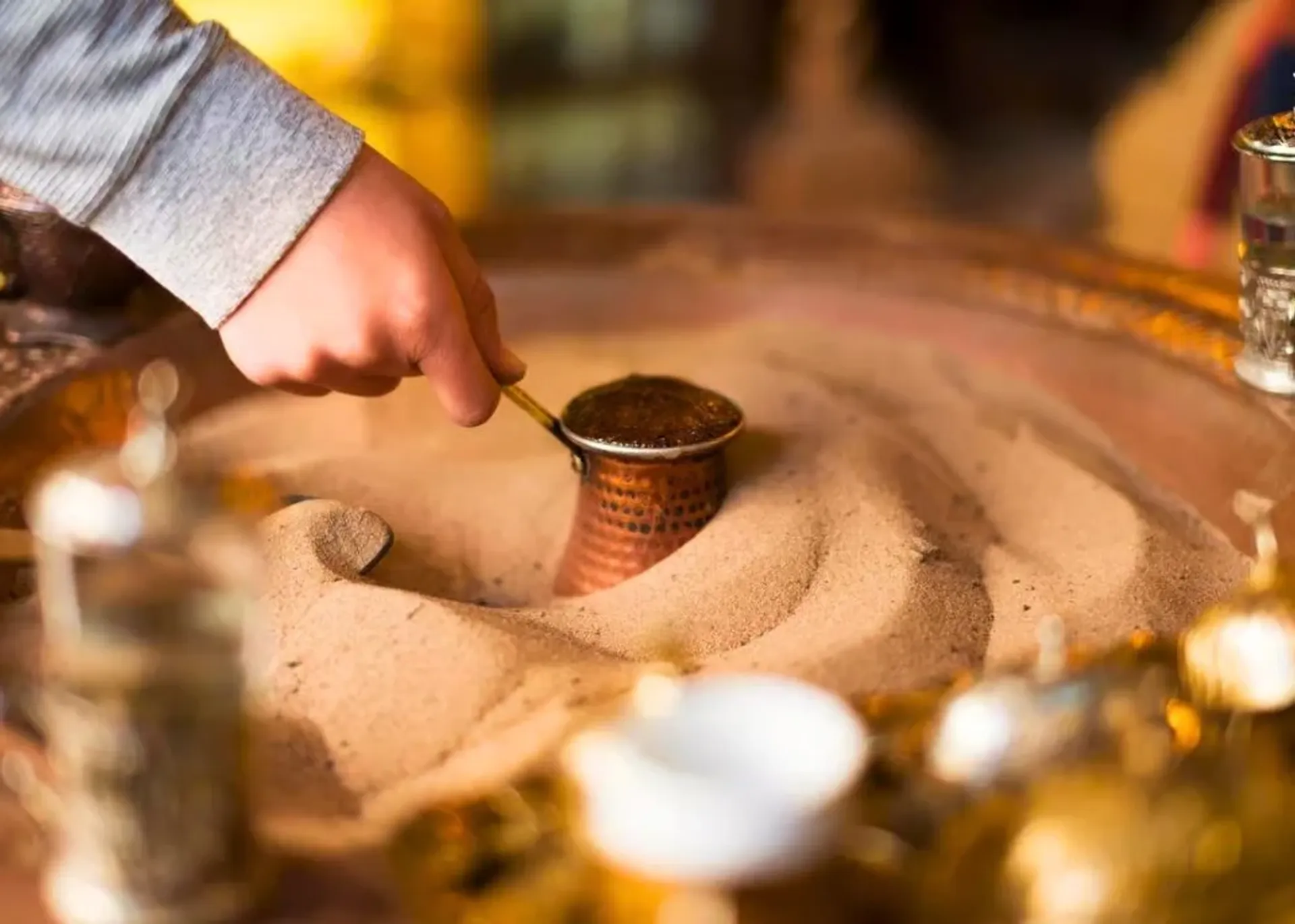 Turkish Coffee Workshop Istanbul | Sand Brewing Experience