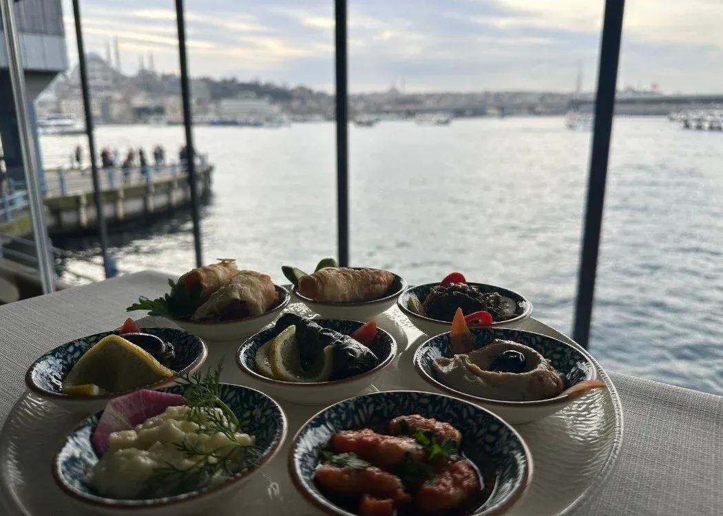 Expérience de dégustation de cuisine turque authentique sous le Galata Bridge