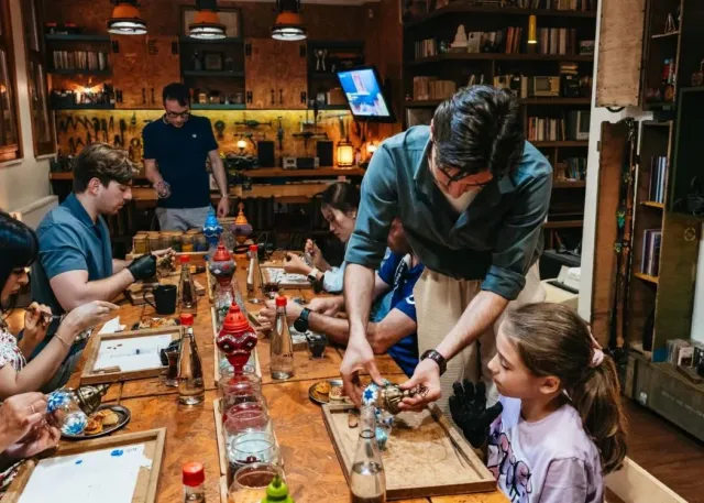 Traditional Turkish Mosaic Lamp Workshop