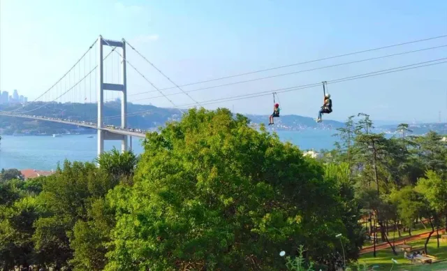 Entrada a la Aventura Zippline en Nakkastepe