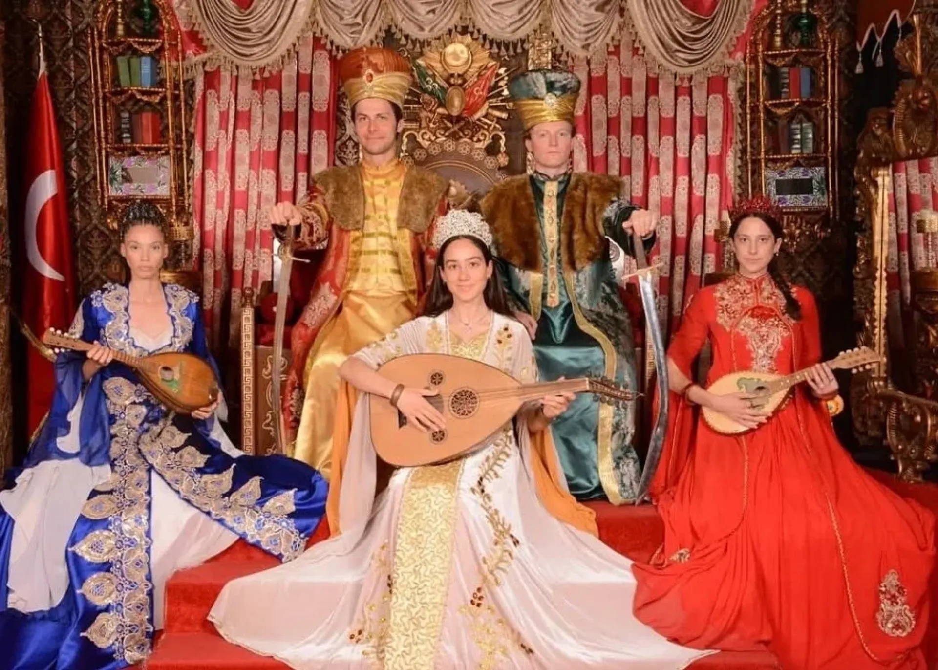 Séance photo en style ottoman