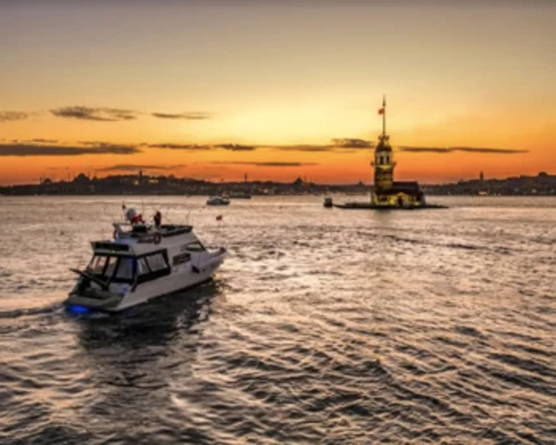 تذكرة دخول رحلة Bosphorus السياحية البحرية مع دليل صوتي