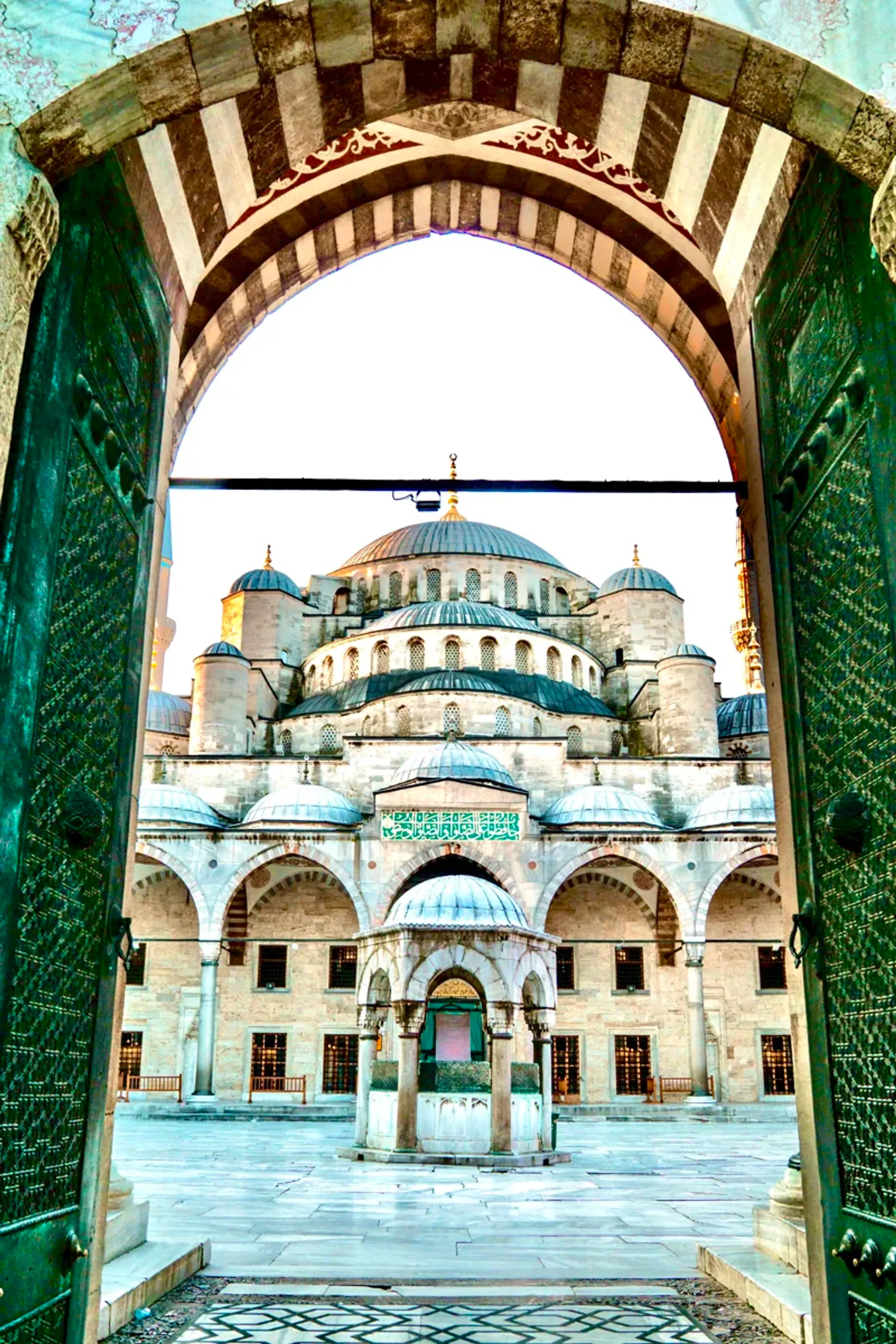 Вход в Blue Mosque с экскурсией