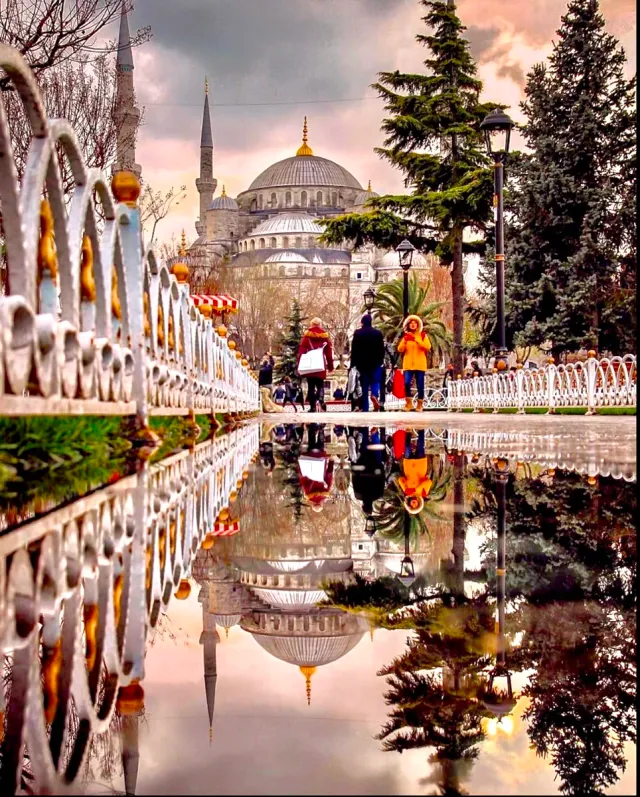 Вход в Blue Mosque с экскурсией