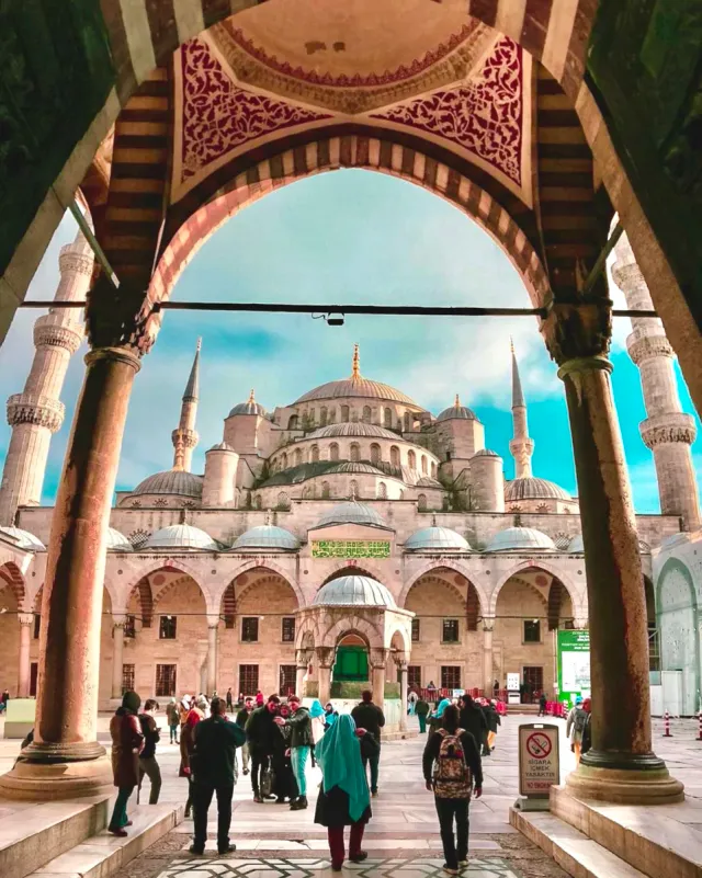 Вход в Blue Mosque с экскурсией